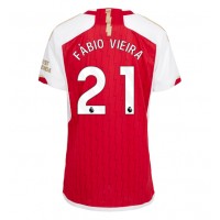 Arsenal Fabio Vieira #21 Replika Hemmatröja Dam 2023-24 Kortärmad